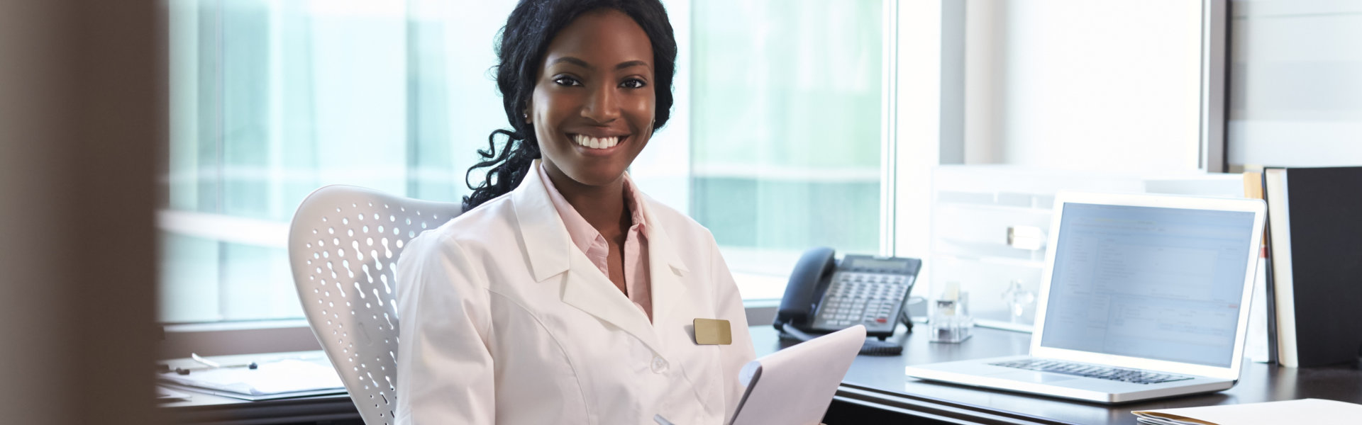 doctor smiling