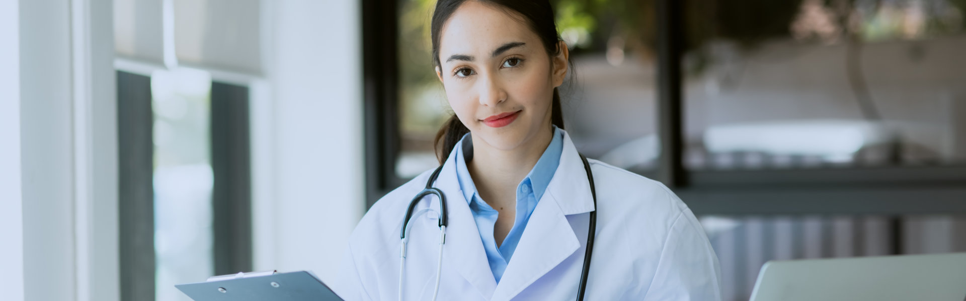 doctor smiling