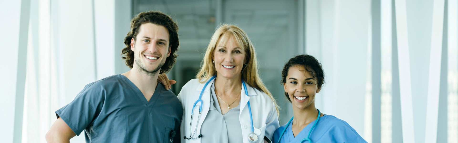 medical staff smiling
